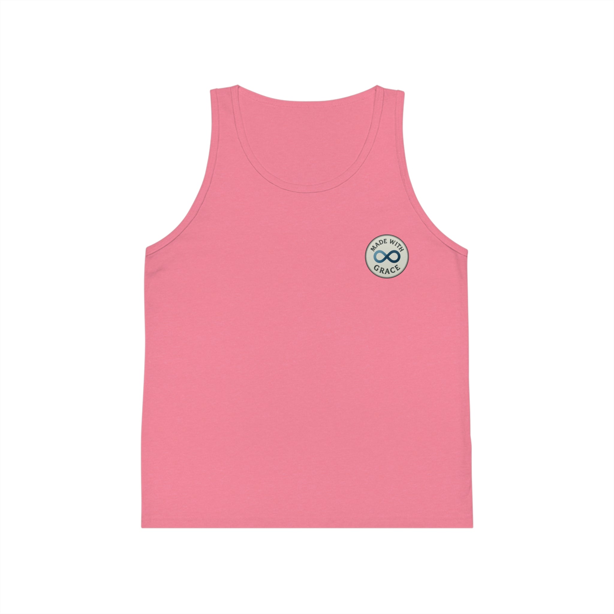 Kids' Infinity Badge Tank Top — Cute Casual Jersey Tank for Boys & Girls