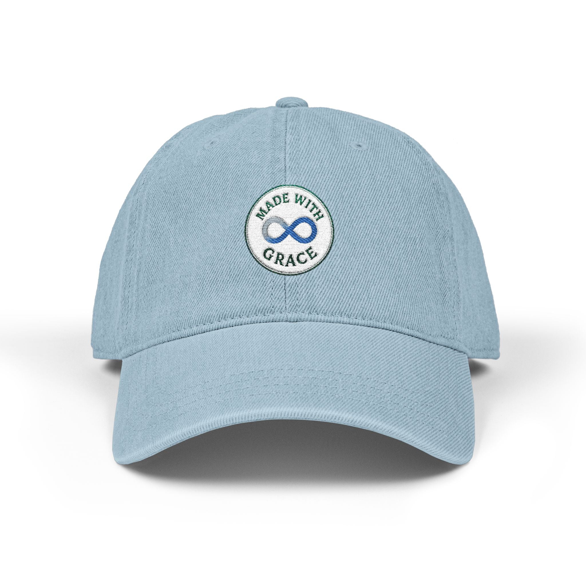 Embroidered Denim Hat