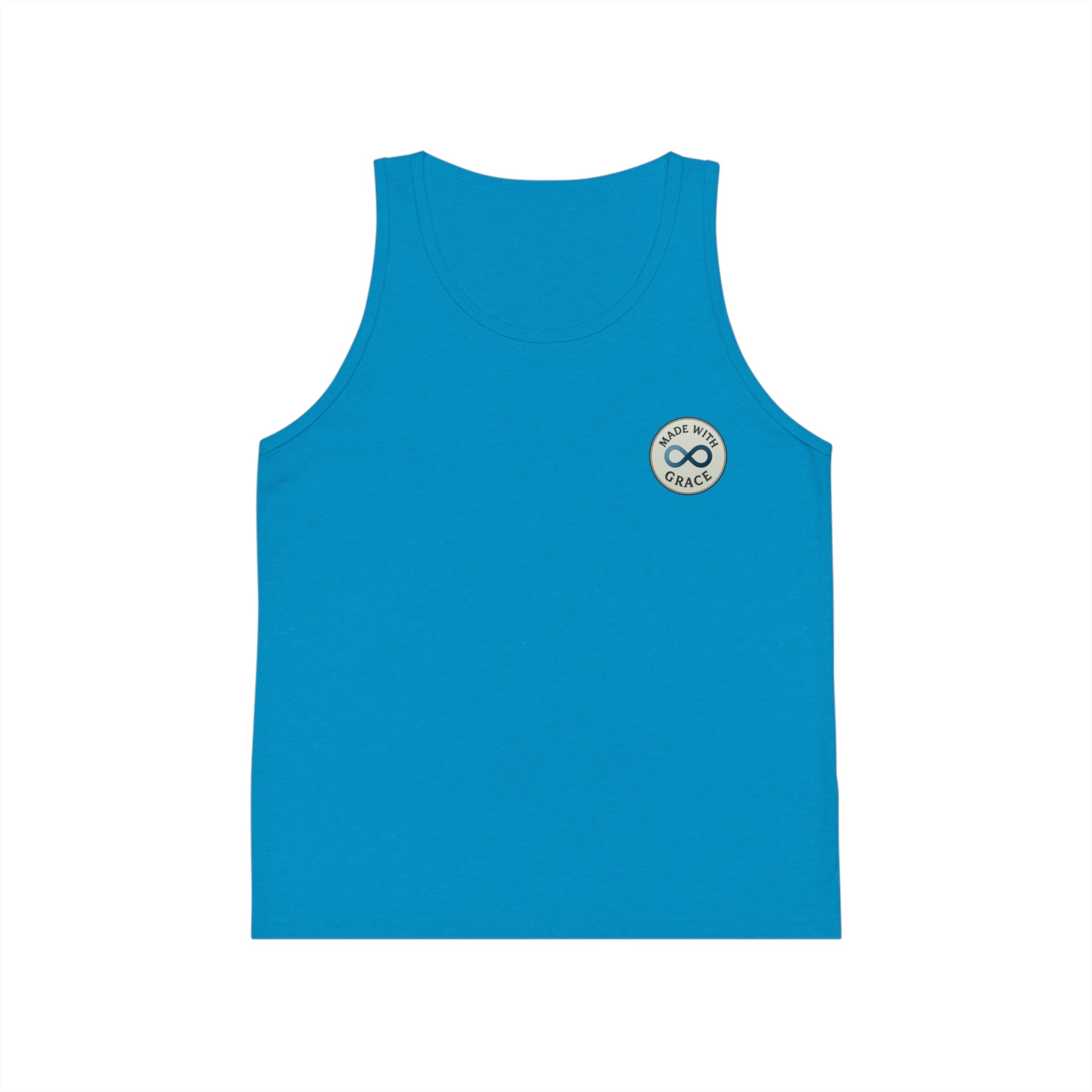 Kids' Infinity Badge Tank Top — Cute Casual Jersey Tank for Boys & Girls