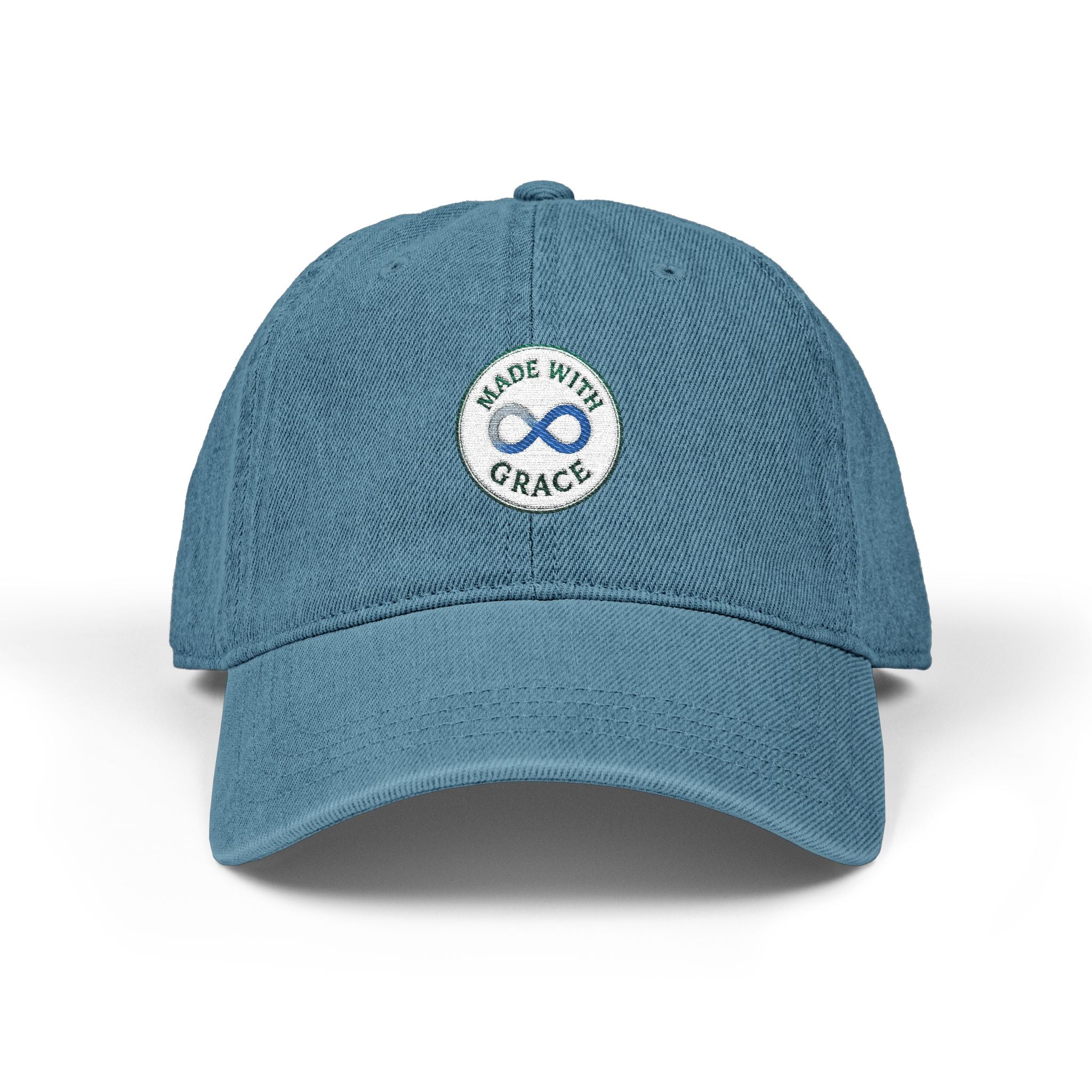 Embroidered Denim Hat